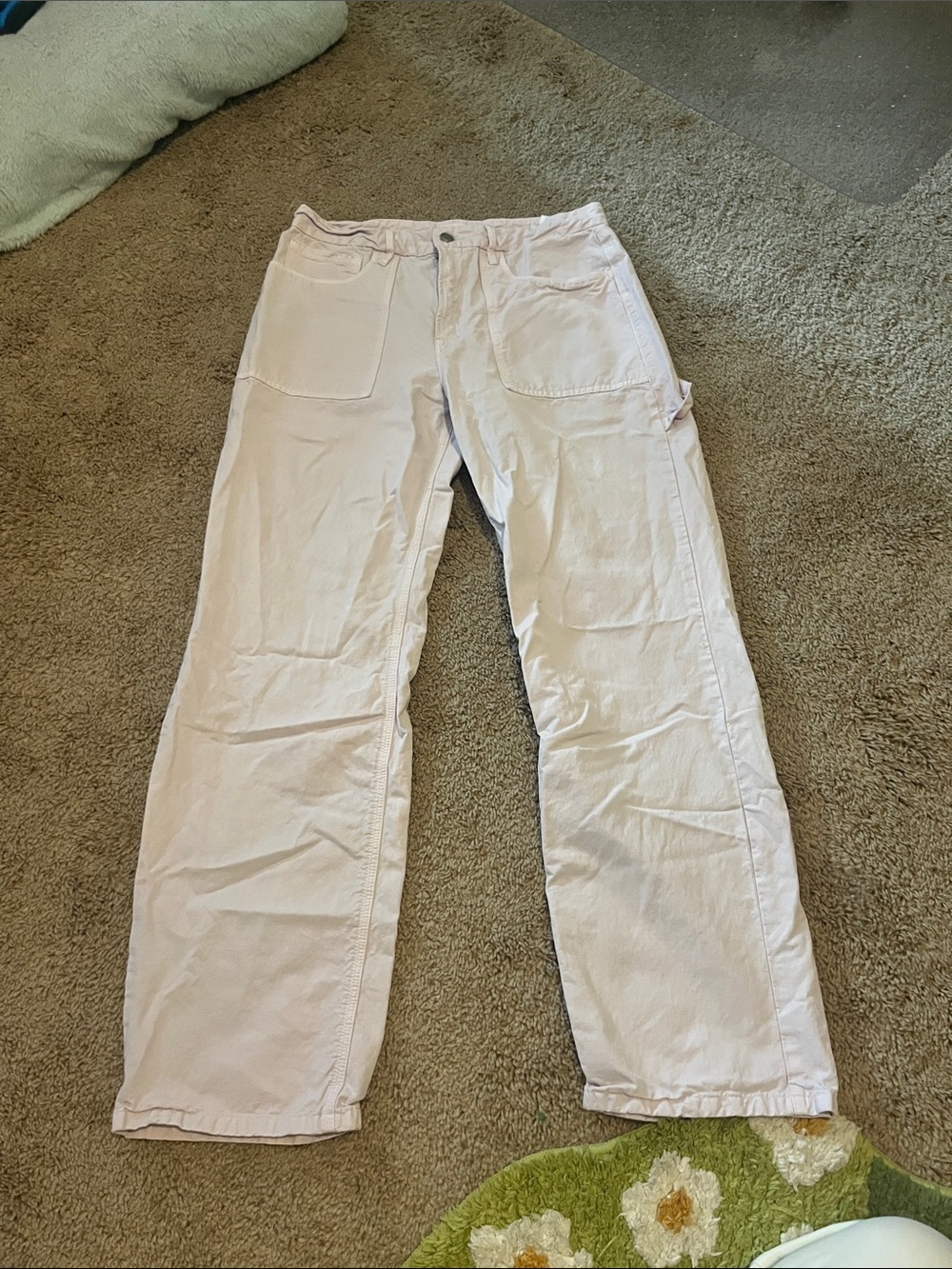 Good American lavender cargo utility pant edgy y2k 10/30”